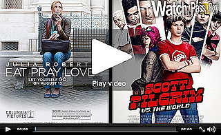 Video Movie Reviews For Eat Pray Love and Scott Pilgrim vs. the World