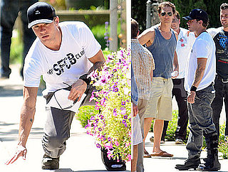 Pictures of Ryan Phillippe and Matthew McConaughey Filming The Lincoln Lawyer