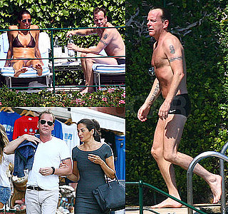 Shirtless Kiefer Sutherland Pictures With Bikini Clad Girlfriend Siobhan Bonnouvrier