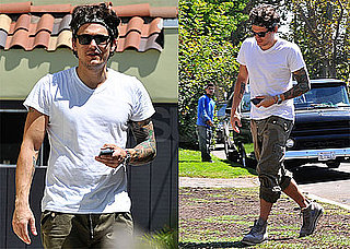 Pictures of John Mayer Leaving a Meeting With His Trainer in LA