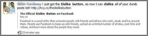 Facebook Dislike Button Scam