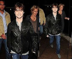 Pictures of Daniel Radcliffe at Harry Potter and the Deathly Hallows Screening After Spotted With New Girlfriend Olive Uniacke