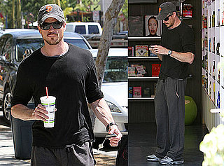 Pictures of Eric Dane Wearing Giants Hat in LA