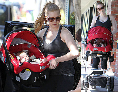 Pictures of Amy Adams and Aviana Sharing a Mommy and Me Workout