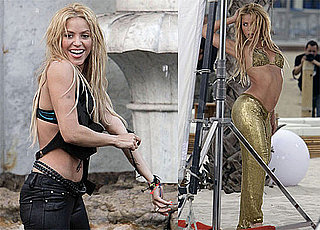 Pictures of Shakira in a Bikini Shooting a New Music Video in Spain
