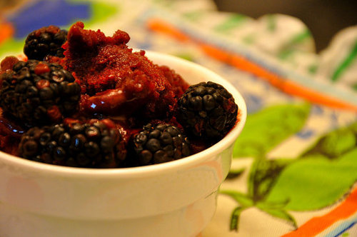 Blackberry Sorbet Recipe