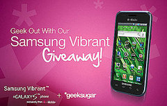 Samsung Vibrant Smartphone Giveaway 2010-08-30 12:14:31
