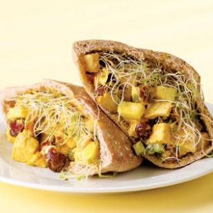 Curried Chicken Pita Recipe