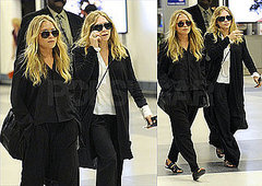 Mary Kate and Ashley Leave LA to Join Us For NY Fashion Week