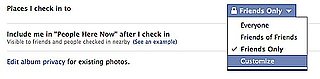 Use Facebook Places With Close Friends Only