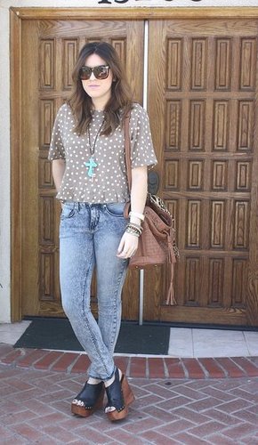 in jeans