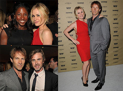 Pictures of True Blood's Anna Paquin and Stephen Moyer at a Pre-Emmy Bash