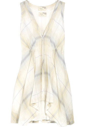 Elizabeth and James | Carol checked cotton-blend dress | NET-A-PORTER.COM