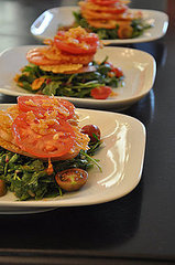 Photos of Tomato, Parmesan Crisps & Herb Salad Photos of Tomato, Parmesan Crisps & Herb Salad