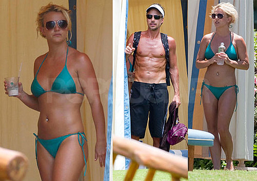 Pictures of Britney Spears in a Bikini on Vacation With Shirtless Jason Trawick
