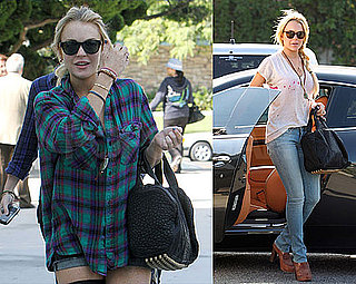 Pictures of Lindsay Lohan Wearing Short Shorts to Court Following a Freewheeling Weekend