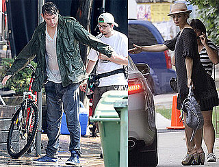 Pictures of Rachel McAdams and Channing Tatum on the Set of The Vow in Toronto