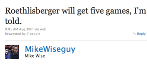 Mike Wise Suspended Over Fake Tweet
