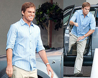 Pictures of Michael C. Hall Filming Dexter Following a Big Emmy Weekend
