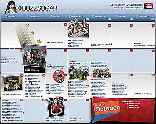 Sugar Shout Out: Get Ready For Fall TV With Buzz's Printable Premiere Calendar!