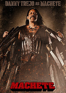 Machete in Theaters, Starring Danny Trejo, Robert De Niro, Lindsay Lohan, and Jessica Alba