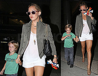 Pictures of Kate Hudson and Her Main Man Ryder Robinson Arriving at LAX