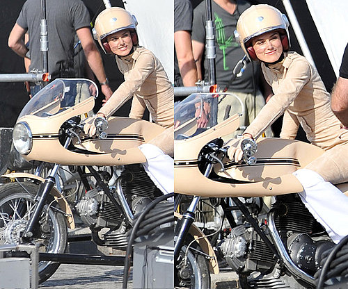 Photos of Keira Knightley Filming Chanel Ad Campaign