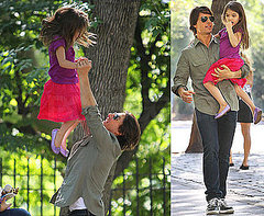 Pictures of Tom Cruise and Suri Cruise on a Playdate in Central Park Pictures of Tom Cruise and Suri Cruise on a Playdate in Central Park