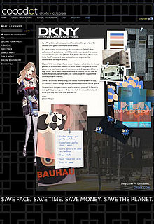 DKNY Makes Online Stationery For Cocodot.com