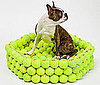 Dog Bed Made of Tennis Balls