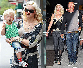 Pictures of Gwen Stefani on a Date With Gavin Rossdale and Sharing a Cab With Zuma Rossdale in NYC