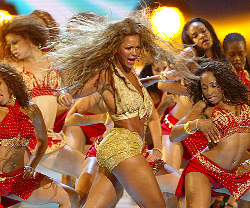 Beyonce made her debut as a solo artist iduring the show in 2003 where she performed "Baby Boy" and, when Jay-Z joined her on stage, "Crazy in Love."
Beyonce made her debut as a solo artist iduring the show in 2003 where she performed "Baby Boy" and, when Jay-Z joined her on stage, "Crazy in Love."