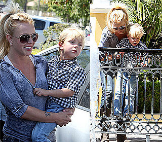 Pictures of Britney Spears and Jayden James in LA