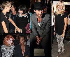 Pictures of Celebrities Including Jude Law, Sienna Miller, Agyness Deyn, Pregnant Lily Allen at London Fashion Week Spring 2011