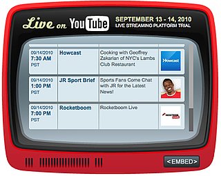 YouTube Live Streaming Shows