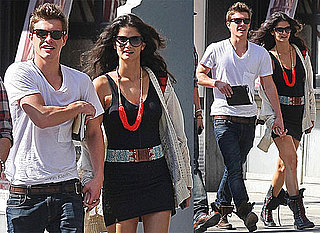 Pictures of Xavier Samuel and Shermine Shahrivar in New York