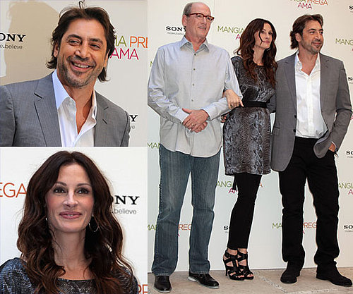 Javier Bardem, Julia Roberts and Richard Jenkins in Rome for the Eat Pray Love Premiere