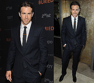 Pictures of Ryan Reynolds Showing Off His Movie Buried