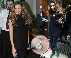 Pictures of Nadine Coyle's Engagement Ring As She Visits Radio One