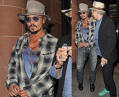 Pictures of Johnny Depp and Keith Richards Out in London Pictures of Johnny Depp and Keith Richards Out in London