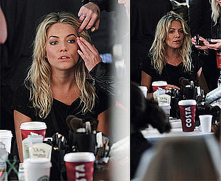 Pictures of Sienna Miller Getting ReadyFor Twenty8Twelve London Fashion Week Show