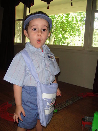 Everyone was surprised at the delicious taste of PF Chang's frozen bag meals, including Little Johnnie.