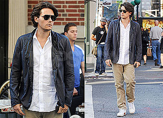 Pictures of John Mayer Walking Through the Streets of NYC Continuing His Digital Cleanse