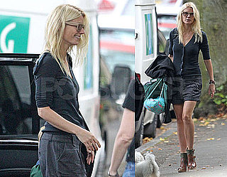 Pictures of Glee Guest Star Gwyneth Paltrow Doing the School Run in London