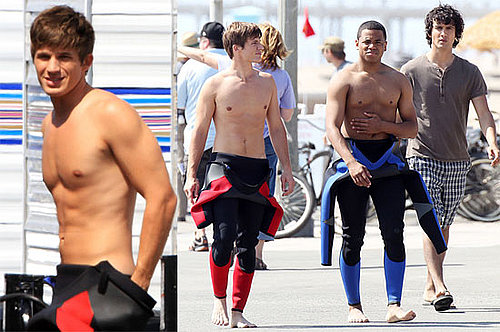 Pictures of Shirtless 90210 Actors Matt Lanter and Tristan Wilds