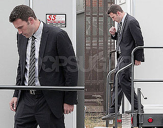 Pictures of Ben Affleck Doing Reshoots For The Company Men