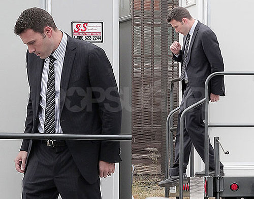 Pictures of Ben Affleck Doing Reshoots For The Company Men