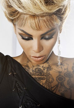 Pictures of Beyoncé Knowles's New Temporary Tattoos Pictures of Beyoncé Knowles's New Temporary Tattoos