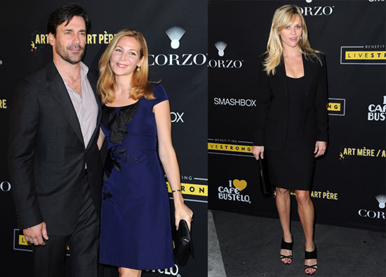 Reese Witherspoon and Jon Hamm at a LiveStrong Foundation Benefit Reese Witherspoon and Jon Hamm at a LiveStrong Foundation Benefit