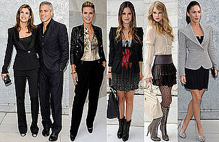 Pictures of Taylor Swift, George Clooney, Rachel Bilson, Megan Fox and More at 2011 Spring Milan Fashion Week